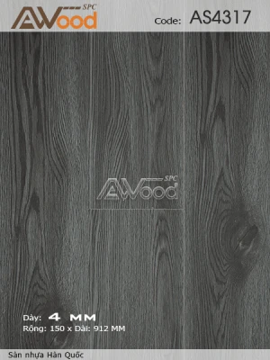 Sàn Nhựa Hèm Khoá Awood AS4317 - sàn nhựa hèm khóa giá rẻ