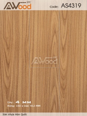 Sàn Nhựa Hèm Khoá Awood AS4319 - sàn nhựa hèm khóa giá rẻ