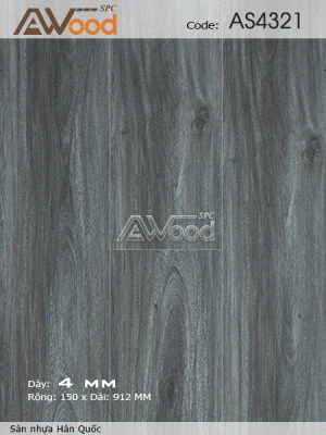 Sàn Nhựa Hèm Khoá Awood AS4321 - sàn nhựa hèm khóa giá rẻ