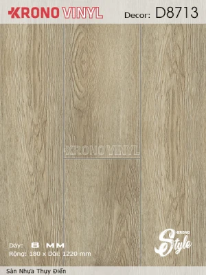 Sàn Nhựa Hèm Khóa Krono D8713 8mm - Sàn Nhựa Chất Lượng tốt