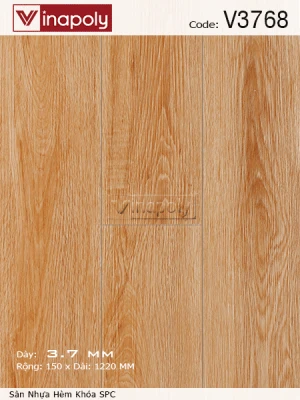 Sàn Nhựa Hèm Khóa Vinapoly SPC V3768