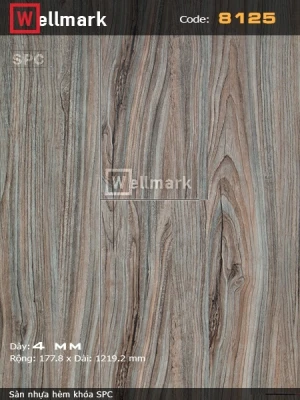 Sàn Nhựa Hèm Khóa Wellmark SPC 8125