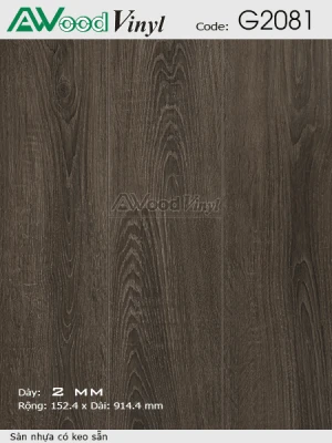 Sàn nhựa giả gỗ có keo sẵn G2081- sàn nhựa tự dính giá rẻ