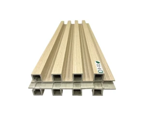 Tấm Ốp Lam Sóng B02 - Lam Nhựa Giả Gỗ 4 Sóng Cao Giá Rẻ