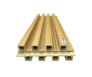 Tấm Ốp Lam Sóng B03 - Lam Nhựa Giả Gỗ 4 Sóng Cao Giá Rẻ