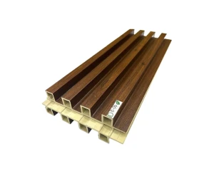 Tấm Ốp Lam Sóng B06 - Lam Nhựa Giả Gỗ 4 Sóng Cao