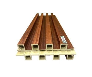 Tấm Ốp Lam Sóng B06 - Lam Nhựa Giả Gỗ 4 Sóng Cao Giá Rẻ