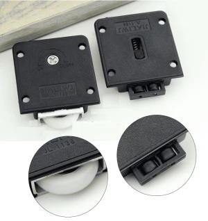 Bánh xe cửa lùa trên tăng chỉnh không giảm chấn YG006