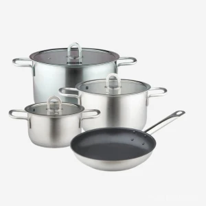 Bộ nồi chảo bếp từ 3 nồi và 1 chảo Hefele 531.08.001