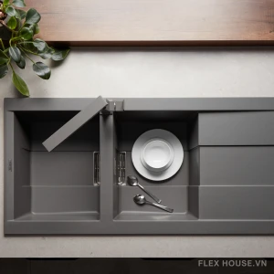 Chậu rửa bát đá cao cấp Malloca K-500