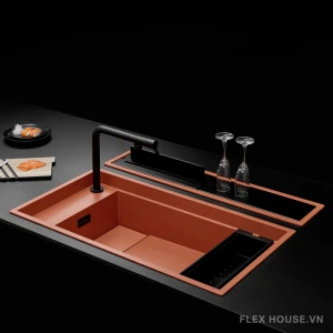 Chậu rửa đá Granite Nano cao cấp Malloca MYST K83