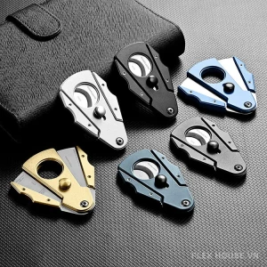 Dao cắt xì gà cánh bướm lưỡi inox cao cấp CGL8597