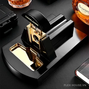 Dao cắt xì gà để bàn bằng thép không gỉ sang trọng CGL5178