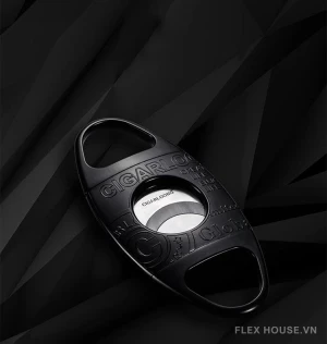 Dao cắt xì gà màu đen lưỡi inox ring 20mm CGL6651