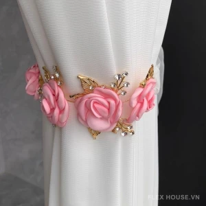 Dây buộc rèm cửa hình hoa hồng xinh xắn FSH8106