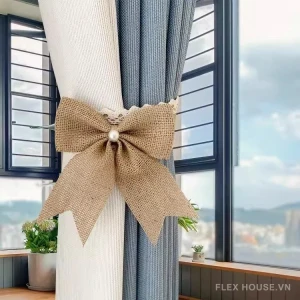 Dây buộc rèm đính nơ phong cách cottagecore FSH632