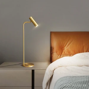 Đèn để bàn trang trí bằng đồng hiện đại tối giản FLM5062