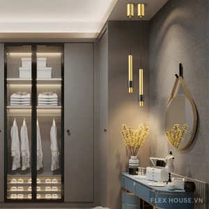 Đèn thả trần khách sạn hiện đại nghệ thuật FLM049