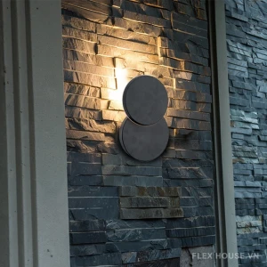 Đèn tường ngoài trời hình tròn chống nước DZ3779