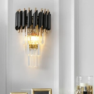 Đèn tường pha lê trang trí phòng khách hiện đại HSL6763