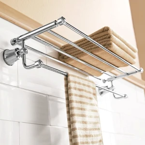 Kệ treo khăn Kyoto màu bạc Hafele 580.57.010 | Flexhouse VN