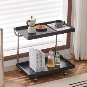 Kệ xe đẩy decor bàn lật đa năng QPJ769