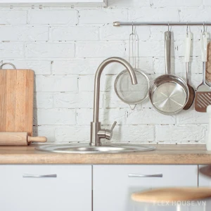 Vòi rửa chén Malloca Inox 304 tinh tế K569-C