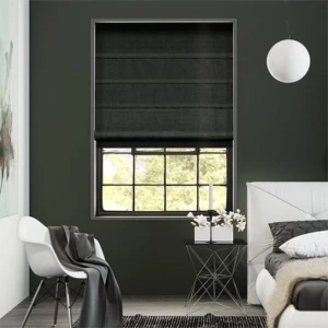 Rèm cửa xếp lớp roman đẹp chống nắng 100% mã D17