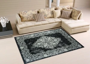 Thảm Sofa phòng khách LIMITED EDITION 09347A BLACK T