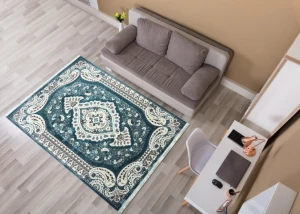 Thảm Sofa Phòng Khách LIMITED EDITION DK493A Blue T