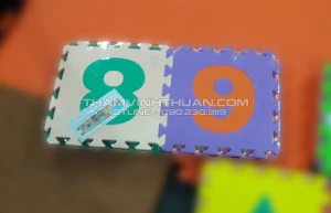 Thảm xốp chữ số 30 x 30 cm
