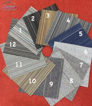 Thảm văn phòng kẻ sọc giá rẻ