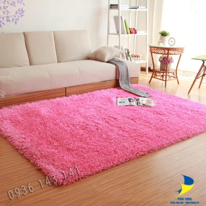 Thảm Lông Xù Cao Cấp Hồng TLXCC 12