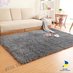 Thảm Lông Xù Cao Cấp Xám TLXCC 2