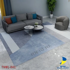 Thảm Trải Sàn Nỉ Họa Tiết Hiện Đại TNML 041