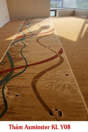 Thảm Axminster KL Y08 trải khách sạn (hàng đặt)