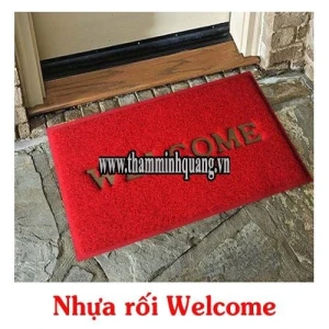 Thảm chùi chân chống trượt WELCOME