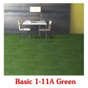 Thảm Gạch Màu Xanh lá Basic 1-11A