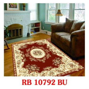 Thảm hoa văn cổ điển màu đỏ YL RB 10792 BU