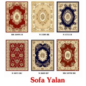 Thảm sofa hoa văn cổ điển YALAN