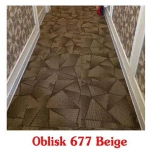 Thảm tấm Oblisk màu vàng 677 Beige