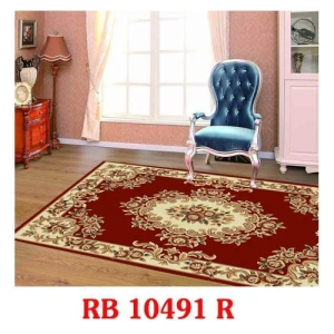 Thảm trang trí màu đỏ YL RB 10491 R