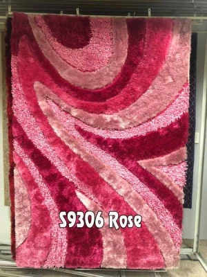 Thảm trang trí màu hồng S9306 Rose 1.6x2.3m
