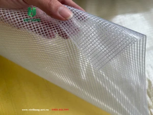 Bảng Giá 6 Loại Màng Nhựa PVC Kẹp Lưới Sợi Polyester Định Hình