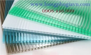 Bảng Giá Tấm Lợp Lấy Sáng Polycarbonate Rỗng Ruột