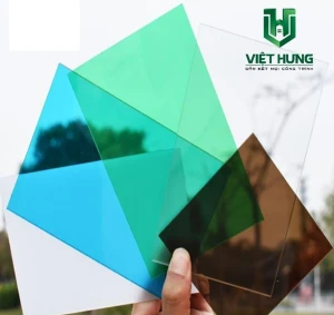 Tấm Lợp Polycarbonate Đặc Ruột Dày 3mm Phủ UV
