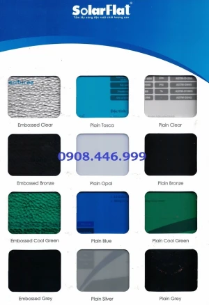 Tấm Lợp Polycarbonate Đặc SolarFlat Indonesia