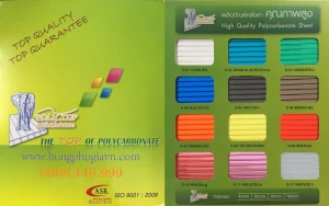 Tấm Lợp Polycarbonate PolyTop Thái Lan