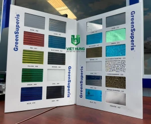 Tấm Polycarbonate Đặc Ruột GreenSuperis Đài Loan