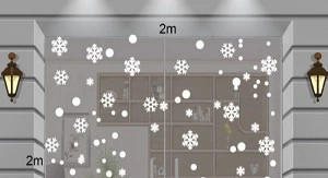 Decal Bông hoa tuyết, trời tuyết 2025